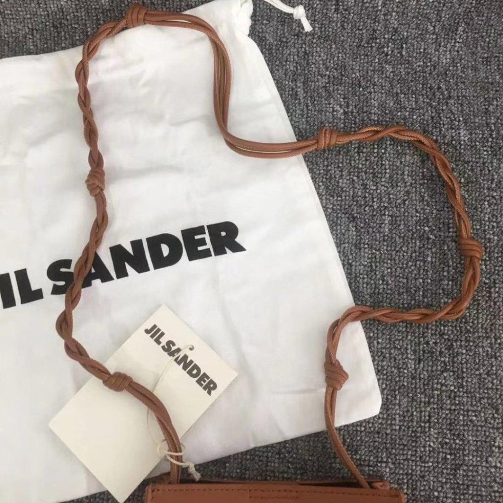 JIL SANDER BROWN ‘TANGLE SMALL’ SHOULDER BAG - Picture 5 of 8